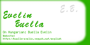 evelin buella business card